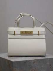 Uubags | YSL Small Manhattan in Box White Bag 21x16x9cm - 1