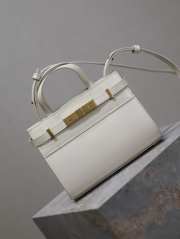 Uubags | YSL Small Manhattan in Box White Bag 21x16x9cm - 5