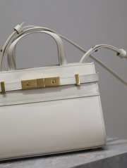 Uubags | YSL Small Manhattan in Box White Bag 21x16x9cm - 4