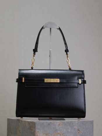 Uubags | YSL Manhattan in Box Black Bag 32x23x10.5cm