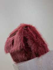 Uubags | YSL oversized Niki in red feathers and satin bag 32x23x9cm - 2