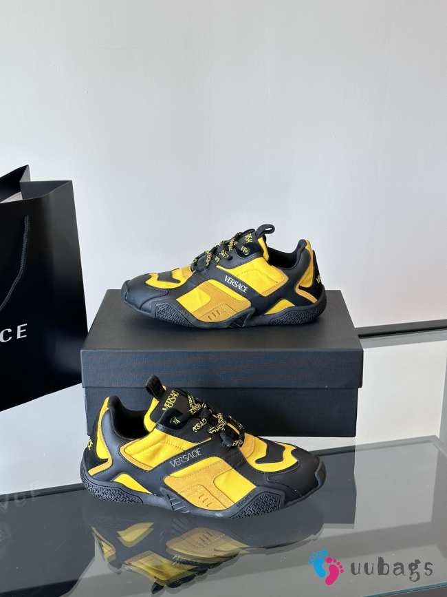 Uubags | Versace Galaxia Sneakers Yellow/Black - 1