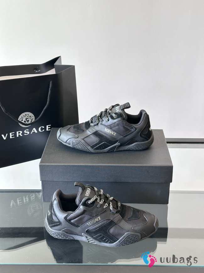 Uubags | Versace Galaxia Sneakers Black  - 1