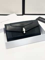 Uubags | Bvlgari Serpenti Forever Large Wallet In Black 19x10cm - 1