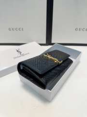 Uubags | YSL wallet in black 19x10cm - 3