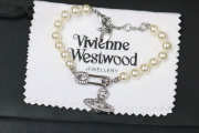 Uubags | Vivienne Westwood Messaline Silver Bracelet In White - 1