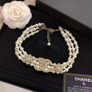 Uubags | Chanel Pearl Choker ASL3696