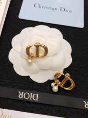 Uubags | Dior gold pearl earrings 01 - 4