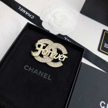 Uubags | Chanel brooch golden metal