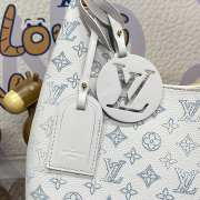 Uubags | Louis Vuitton Carmel Mahina M53188 In Blue/White 35x40x17cm - 3