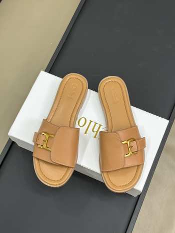 Uubags | Chloé Marcie Slide Sandal In Brown