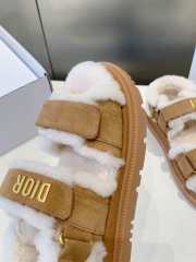 Uubags | Dior Dioract sandal Beige goatskin suede - 5