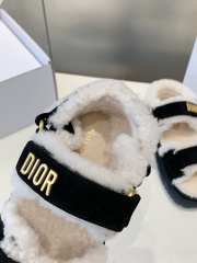 Uubags | Dior Dioract sandal Black goatskin suede - 4