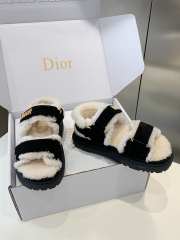 Uubags | Dior Dioract sandal Black goatskin suede - 2