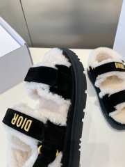 Uubags | Dior Dioract sandal Black goatskin suede - 3