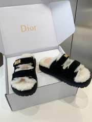 Uubags | Dior Dioract mules Black goatskin suede - 3