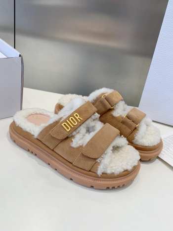 Uubags | Dior Dioract mules Beige goatskin suede