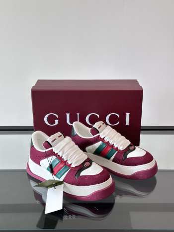 Uubags | Gucci Rosso Ancora GG Canvas Screener Sneaker