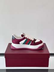 Uubags | Gucci Rosso Ancora GG Canvas Screener Sneaker - 5