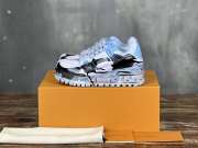 Uubags | Louis Vuitton Trainer Sneaker Blue/White/Black - 6