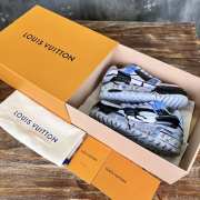 Uubags | Louis Vuitton Trainer Sneaker Blue/White/Black - 3