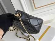 Uubags | Chanel Hobo Bag In Black 13x18x7cm - 2