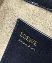 Uubags | Loewe Pebble pouch bag in black smooth calfskin 21.5x17x7cm - 5