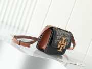 Uubags | Tory Burch T Monogram Small Eleanor Bag In Black/Brown 19x13.5x7cm - 5