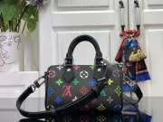 Uubags | Louis Vuitton M13391 LV x TM Nano Speedy Bag In Black 16x10x7.5cm - 3