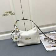 Uubags | Versace Tag Hobo Handbag In White 23x16x11cm - 1