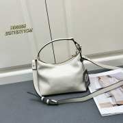 Uubags | Versace Tag Hobo Handbag In White 23x16x11cm - 4