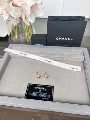 Uubags | Chanel Extrait de Camelia single earring 18K rose gold, diamonds - 4