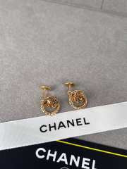 Uubags | Chanel Extrait de Camélia Gold Earrings  - 5