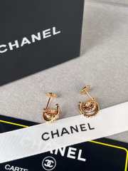 Uubags | Chanel Extrait de Camélia Gold Earrings  - 6