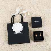 Uubags | Chanel Camélia Gold Earrings - 2