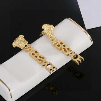 Uubags | Versace in 18 kt gold earrings 