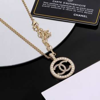 Uubags | Chanel necklace gold 01