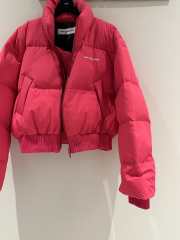 Uubags | Ann Andelman Pink Cropped Down Jacket - 3