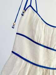 Uubags | Zimmermann Wylie Picnic Dress in Blue Palm - 2