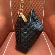 Uubags | Louis Vuitton M12068 Coussin MM Hobo Bag In Black 38x33x10cm - 4