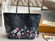 Uubags | Louis Vuitton M13675 Neverfull MM LV x TM Bag In Black 31x28x14cm - 1