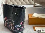 Uubags | Louis Vuitton M13675 Neverfull MM LV x TM Bag In Black 31x28x14cm - 2