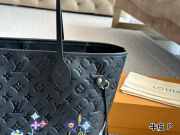 Uubags | Louis Vuitton M13675 Neverfull MM LV x TM Bag In Black 31x28x14cm - 4