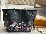 Uubags | Louis Vuitton M13675 Neverfull MM LV x TM Bag In Black 31x28x14cm - 6