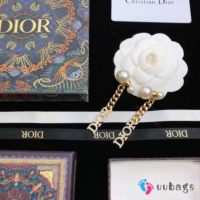 Uubags | Dior gold earrings 01 - 1