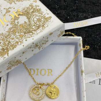 Uubags | Dior gold necklace 01