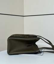 Uubags | Fendi Origami Leather Green Bag 27x15x27cm - 6