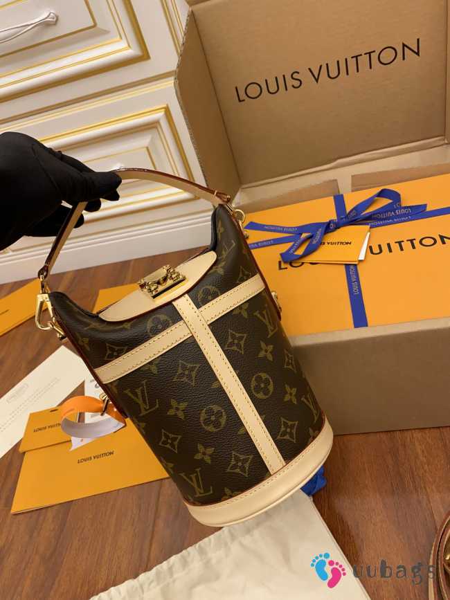 Uubags | Louis Vuitton M43587 Monogram Canvas Duffle Bag 22x23x14cm - 1