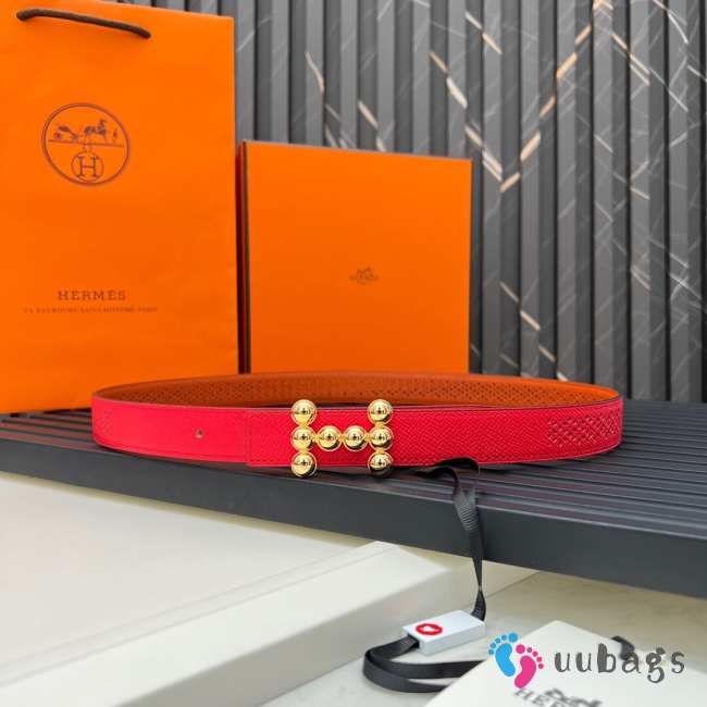 Uubags | Hermes leather belt 02 24mm - 1