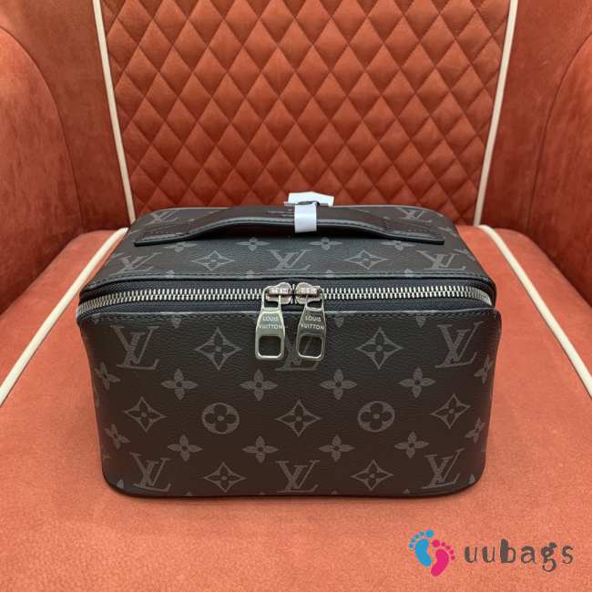 Uubags | Louis Vuitton M11508 Toiletry Material Monogram Eclipse Canvas Bag 24x13x13cm - 1